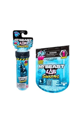Mr. Beast Lab Swarms Test Tüpü 2'li Paket, 2,54 Cm Temalı Sürüler Koleksiyonluk Mr. Beast Lab La Mystery 1 İnç Figür Tekli Paket, 1 Paket