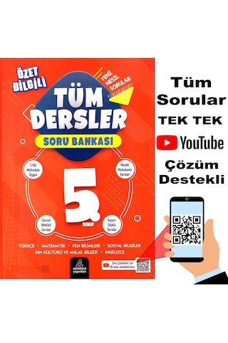 5.Sınıf Tüm Dersler Soru Bankası - 4Element Yayınları