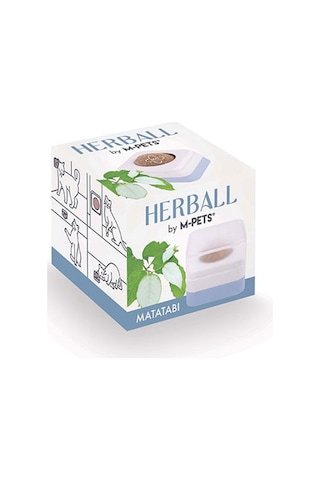 M-pets Herball Matatabili Kedi Topu 4,5x4,5x4,7 Cm 244-50052.01