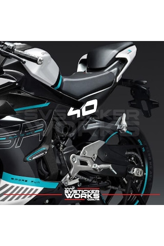Cfmoto 450sr 40 Sticker Yan Plastik Sticker Etiket Yüksek Kalite Folyo Diğer