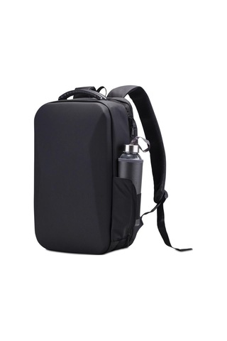 Classone Ga-0010 Gauntlet V1 Sert Kabuk Serisi 15.6 İnch Uyumlu Wtx Pro Su Geçirmez Kumaş Laptop Çantası -siyah Siyah