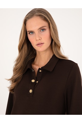 Pierre Cardin Kadın Kahverengi Elbise Örme 50315895-vr029 Kahverengi