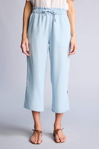 Defacto Pull On Culotte Yüksek Bel Tencel Yıkamalı Açık İndigo Pantolon D8240ax26hsnm85 İndigo-nm85