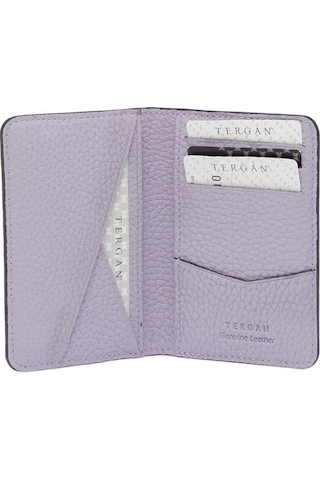 Tergan Mor Deri Unisex Kredi Kartlık - S1kk00001645-p5m Mor