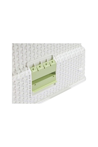 M-pets Eco Rattan Kapalı Kedi Tuvaleti Yeşil 69x42x41 Cm 244-53035.01