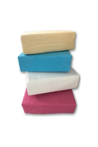 Mycey Lastikli Streç Battal Boy Havlu Çarşaf 180x200 Cm Turkuaz Mavisi Turkuaz