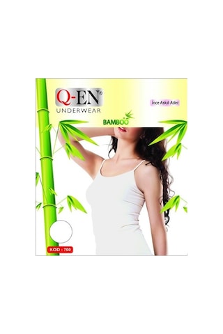 Q-En Bambu Bayan Ince Askılı Atlet 700