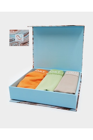 - Nature Kadın Slip 3 Lü Paket Çok Renkli Çok Renkli