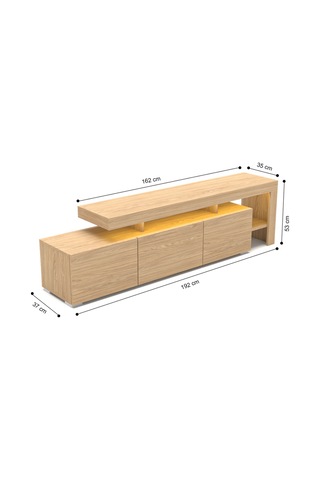 Luma Led Işıklı Tv Ünitesi Miro
