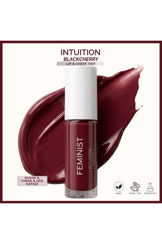 Lip & Cheek Dudak Ve Yanak Renklendirici Likit Allık Nemlendirici Etkili Bordo