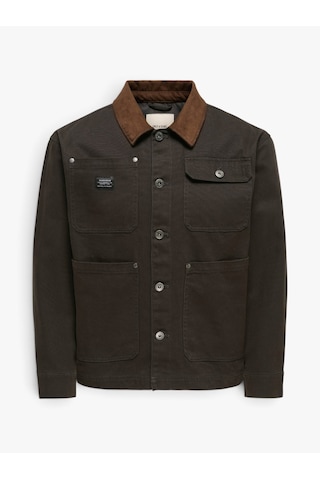 Only & Sons Onsrıcky Cotton Jacket Otw Ww Vd Erkek Siyah Mont - 22038706
