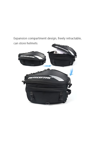 Motocentrıc 11-mc-0102 Motosiklet Arka Koltuk Kask Çantası 001