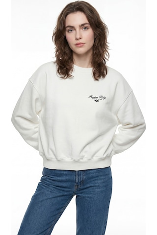 LOFT Oversize Fit Kadın Sweatshirt Lf2043690 Q1.v1 Beyaz