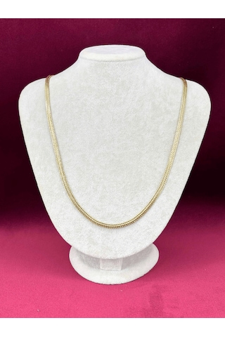 14 K Renginde İtalyan Zincir Örgü Model Gold Kolye Gold