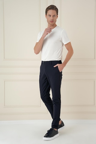 Efor Comfort Fit Beli Lastikli Esnek Casual Lacivert Pantolon P 1173 Lacivert