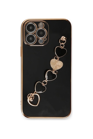 Apple iPhone Uyumlu Uyumlu 13 Pro Max Kılıf Esila Silikon - Siyah Renkli