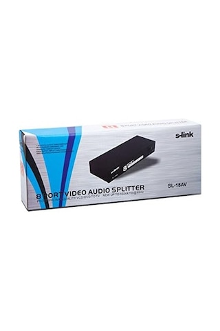 S-link Sl-18av 8li Av Splitter