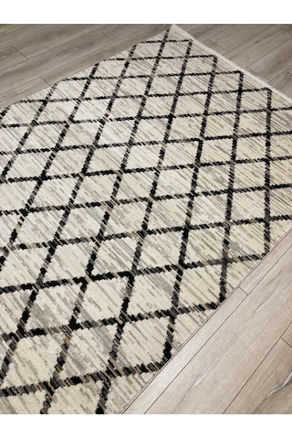 Dinarsu Nero Soft Iplik+etnik Desen+200x290 +12 Mm+çok Yu