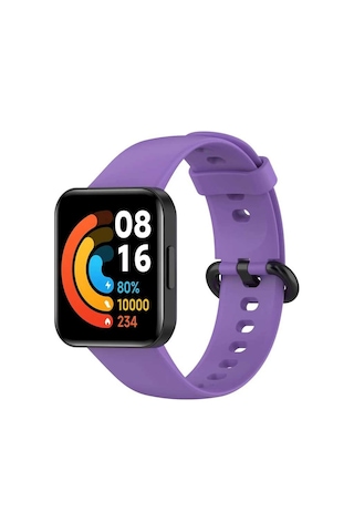 Xiaomi Redmi Watch 2 Lite Uyumlu Klasik Ardx Kordon-siyah