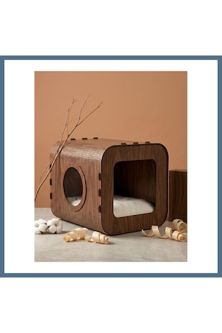 Buradabulabilirsin Özel Tasarım Nova Mdf Kedi Evi Bbz