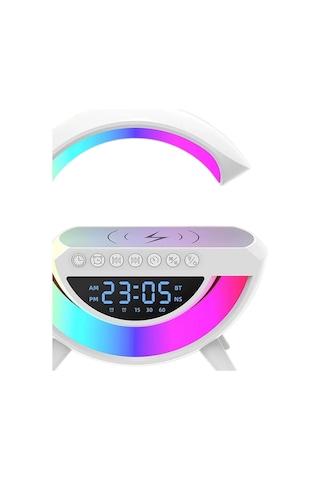 Nrzsnt Modern Rgb Işıklı Kablosuz Hoparlör Uzun Süreli Müzik Keyfi