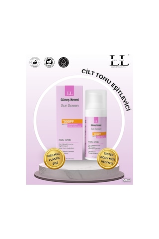 Lau Lau Tone Up Pink Ton Eşitleyici Güneş Kremi SPF50+ 50 ML
