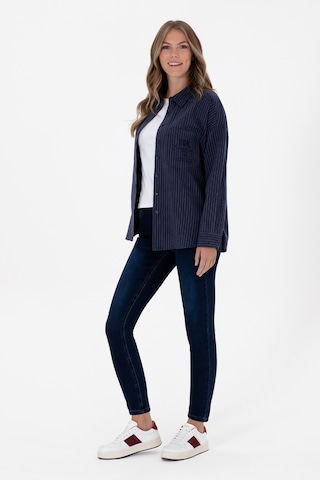 U.S. Polo Assn. Kadın Koyu Mavi Skinny Fit Jean Pantolon 50308101-DN0023