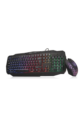 Dark Force GKM1000 USB Kablolu Q Klavye Mouse Set