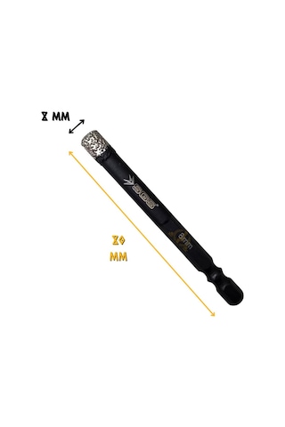 Sgs Hex Mermer Ve Granit Delme Matkap Ucu Panç - 8 Mm. - 1 Adet