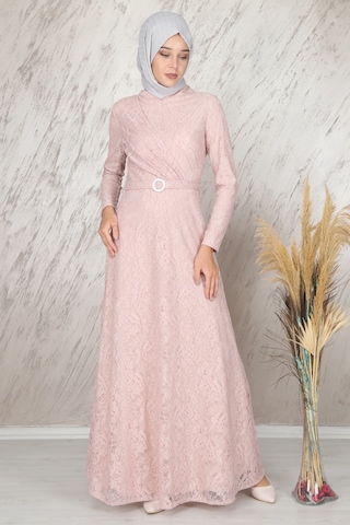 İbrahim Burak Etiler Collection Ahunisa Tanem Abiye Pudra 6525