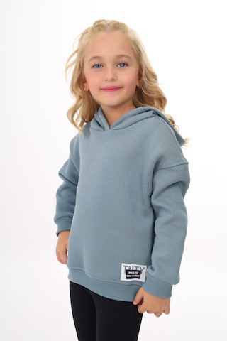 Toontoy Kız Çocuk Baskılı Sweatshirt Açık Mavi