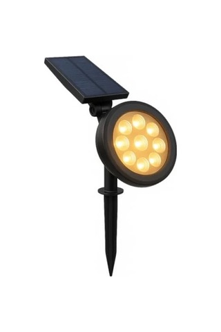 Güneş Enerjili Bahçe Armatürü - 18w, 9 Led, Ip65 Su Geçirmez Açık Lacivert