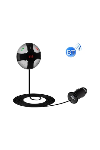 Fm29b Bluetooth Fm Verici Eller Serbest Araç Kiti, Araç Şarj Cihazı, İphone, Galaxy, Sony, Lenovo, Htc, Huawei Ve Diğer Akıllı Telefonlar İçin