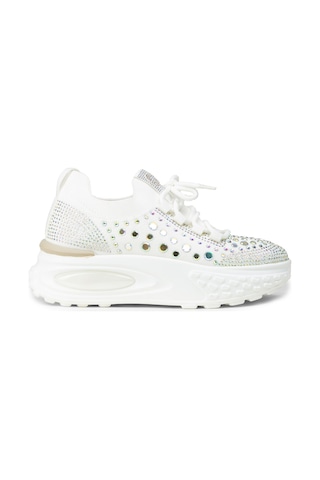 Deery Kadın Beyaz Taş Detaylı Sneaker Ayakkabı - 26311zbyzp01 Beyaz