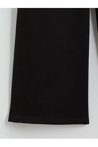 Lc Waikiki Siyah Geniş Paça Soft Touch Kadın Eşofman Altı