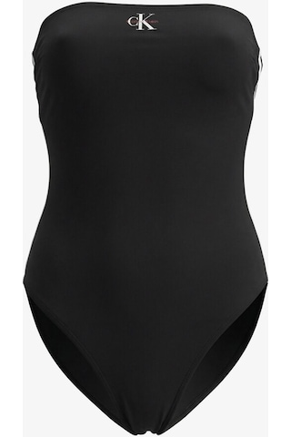 Calvin Klein Strapless One Piece Kadın Siyah Mayo-15924