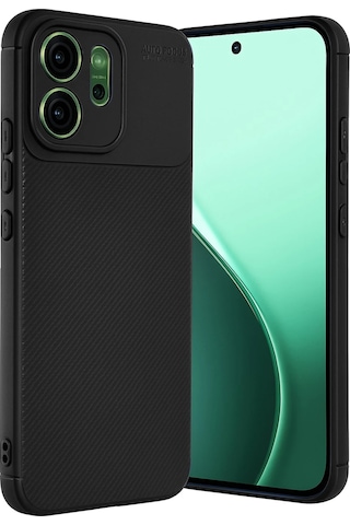 Cosmotex Newface Oppo Reno 14f Auto Focus Karbon Kapak - Siyah