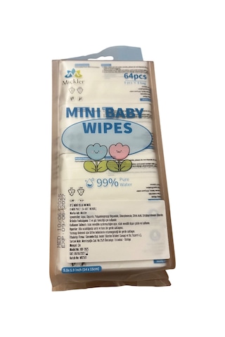 Mini Bebek Islak Mendili 8x8 8'li set