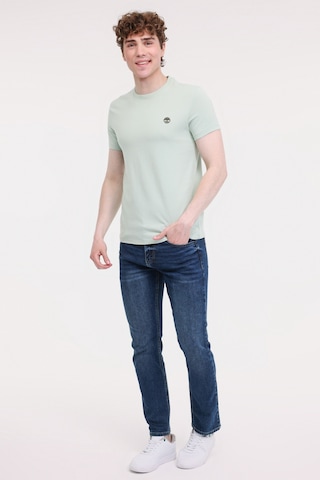 Timberland Dunstan Rıver Short Sleev Yeşil Erkek Kısa Kol T-shirt Yeşil