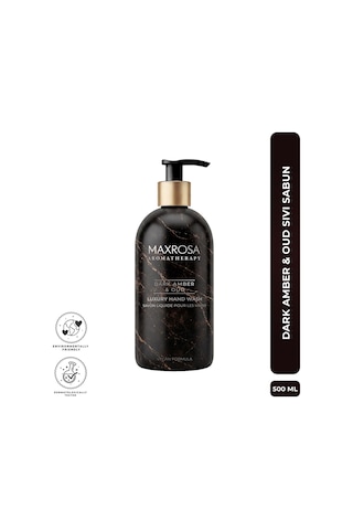 Maxrosa Aromatherapy Dark Amber & Oud Sıvı Sabun 500 Ml