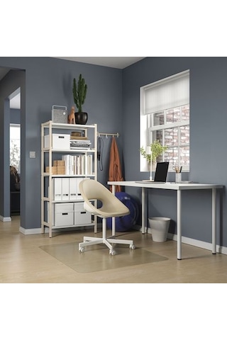 Ikea Adıls Çalışma Masası Ayağı, Beyaz, 70 Cm