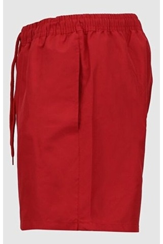 Ltb Beli Bağlama Detaylı Basıc Kırmızı Deniz Şort