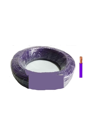 Seval H50v-k 0.50-mr ,mor 0.50mm² 1-damar/çok Telli 1-mt Nyaf Kablo