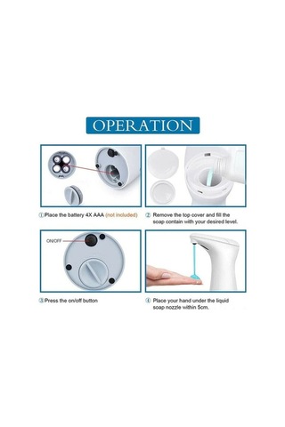 Novahub Akıllı Temassız Sabunluk - Kızılötesi Sensör, Hijyenik Ve Kolay Kullanım, Çok Renkli, Pratik İçin Ev Ve Ofis Çok Renkli