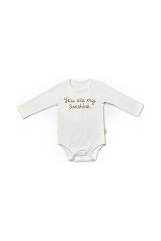 Bebek Yelekli 3'lü Takım %100 Organic Pamuk Yenidoğan Serisi - Csy8115 Ekru