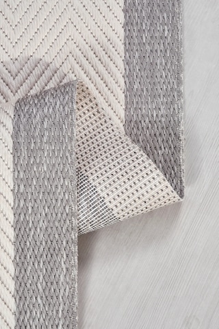 Vatra Krem Gri Sisal Görünümlü Modern Polyester Halı Robot Süpürge Uyumlu Kolay Temizlenebilir Mutfak Oturma Koridor Krem/gri