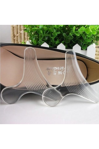 T Şekilli Ayakkabı Topuk Vurma Önleyici Koruyucu Silikon Ped