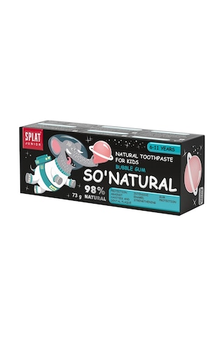 Splat So Natural 6 - 11 Yaş Bubble Gum Çocuk Diş Macunu 73 G