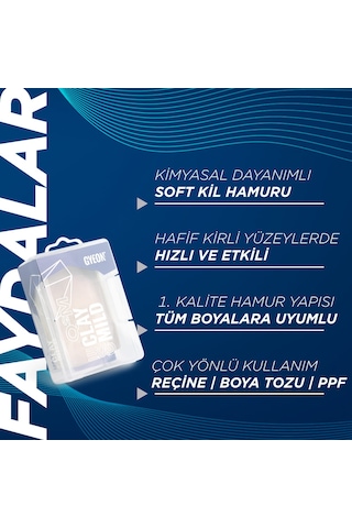 Gyeon Q²m Clay Mild Evo Günlük Hafif Yüzey Temizleyici Kil Hamuru
