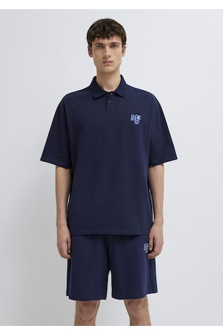 Mavi - Mj Patch Logo Lacivert Polo Tişört 0613326-70497